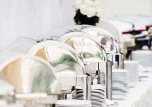 chafing catering dishes