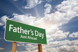 fathers day just ahead green street sign